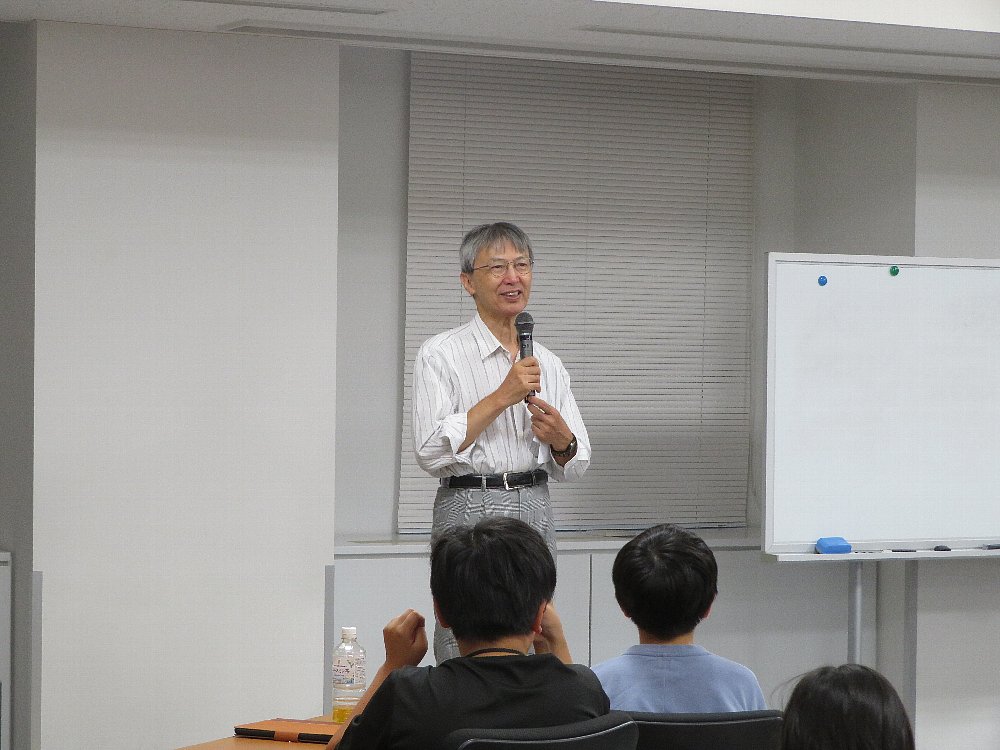 名誉塾長 清水先生