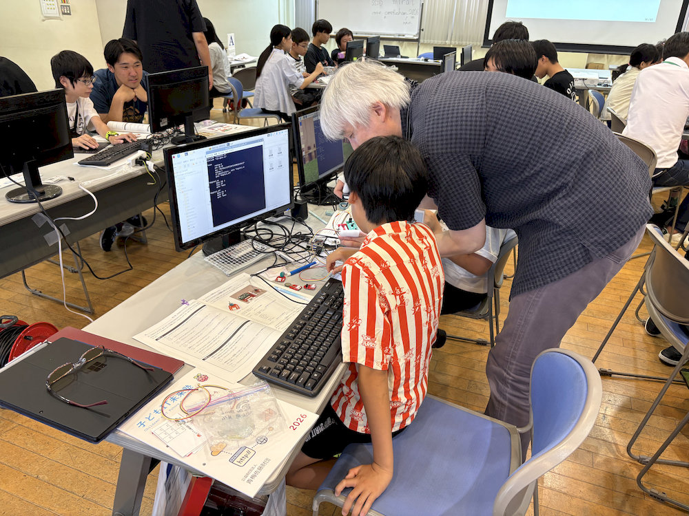 Raspberry Piとセンサーを使った実習
